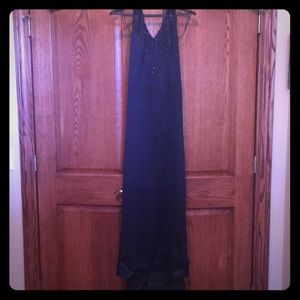 prom gown with train